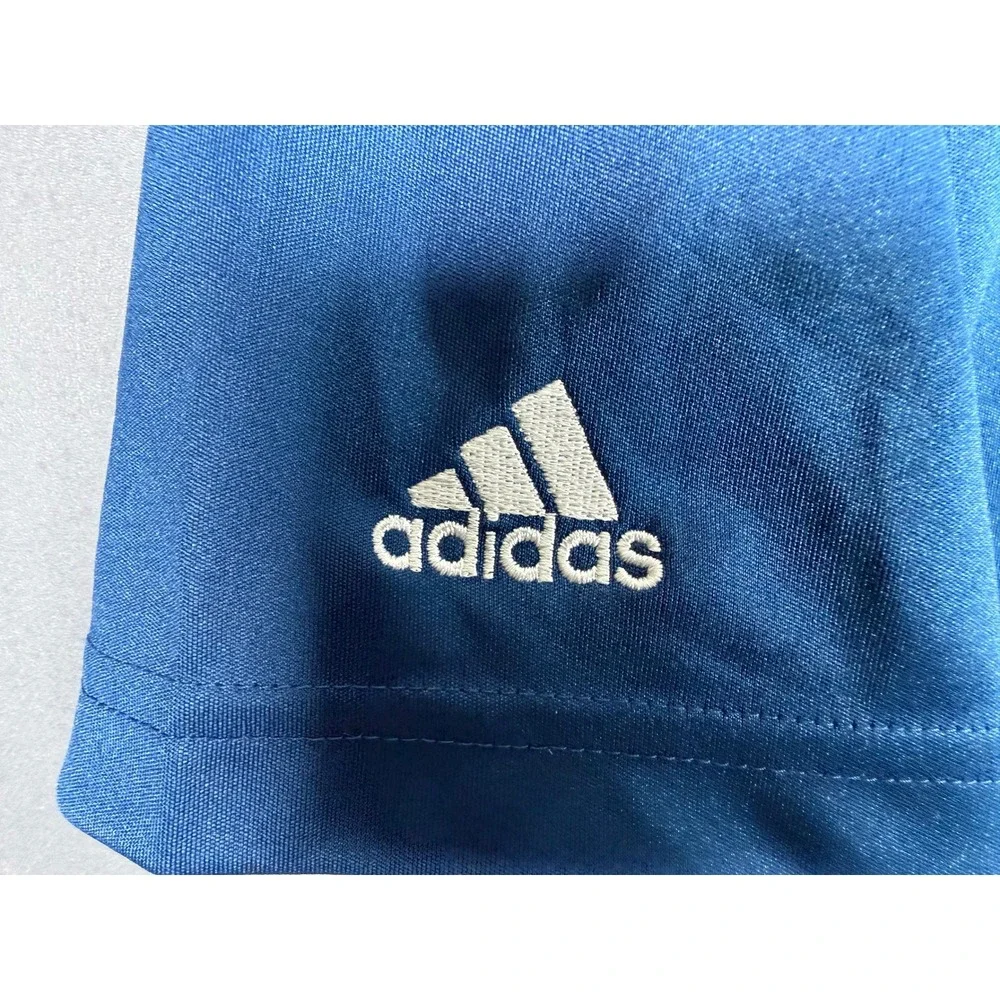 Adidas Pinehurst 1895 Golf Polo Shirt Mens Medium Navy Blue Putter Boy Logo